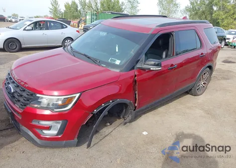 2017 Ford Explorer Sport from USA, damaged, VIN 1FM5K8GT0HGB86216